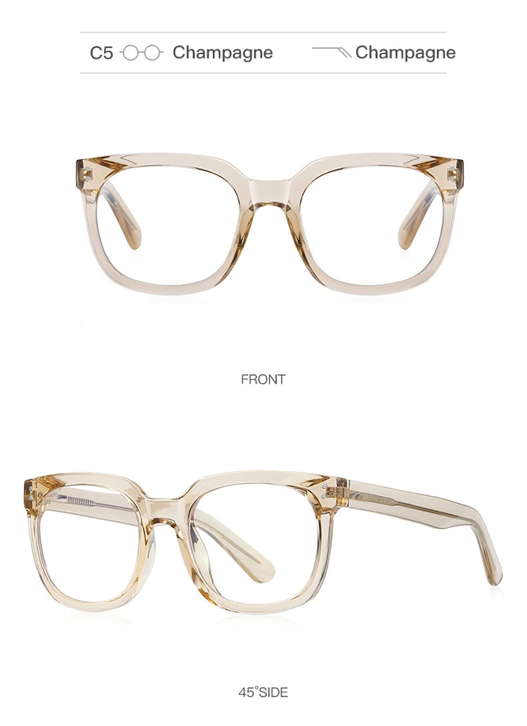 Kai Unisex Square Frame Anti-Blue Light Glasses