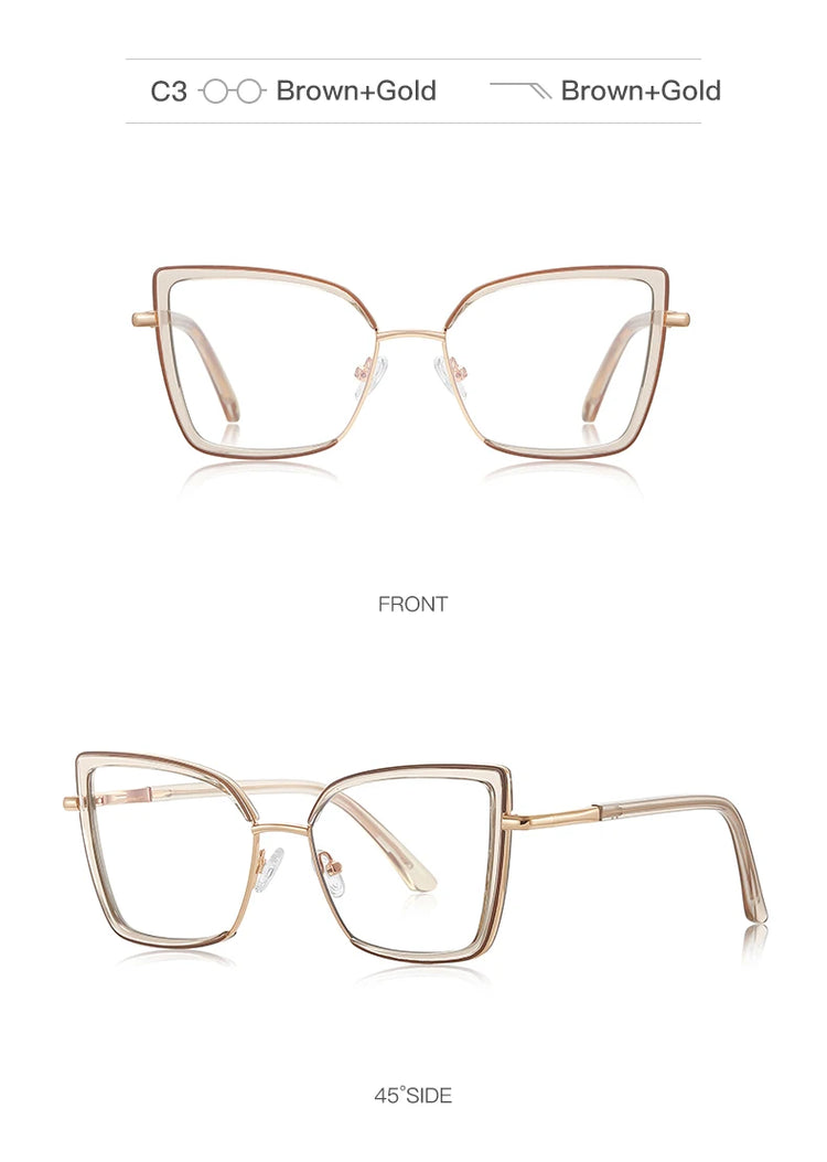 Celestial Women's Anti-Blue Light Cat-Eye Glasses