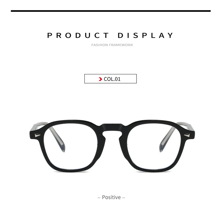 Caden Square Frame Anti-Blue Light Glasses