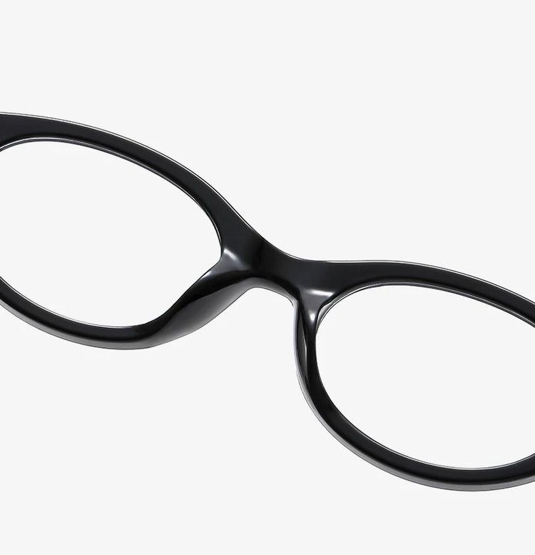 Ember Womens Small Oval Frame Anti-Blue Light Blocking Glasses