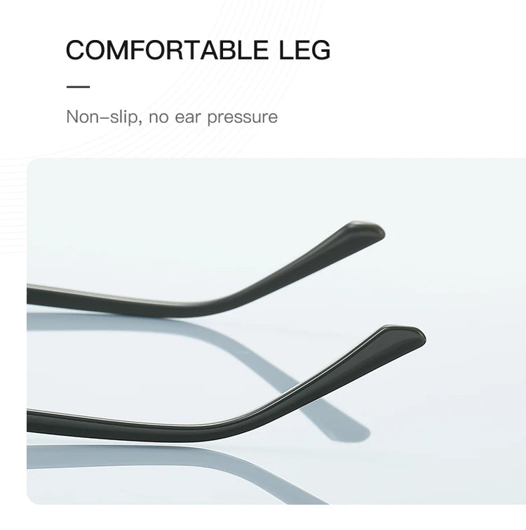 Polaris Womens Square Frame Anti Blue Light Blocking Glasses