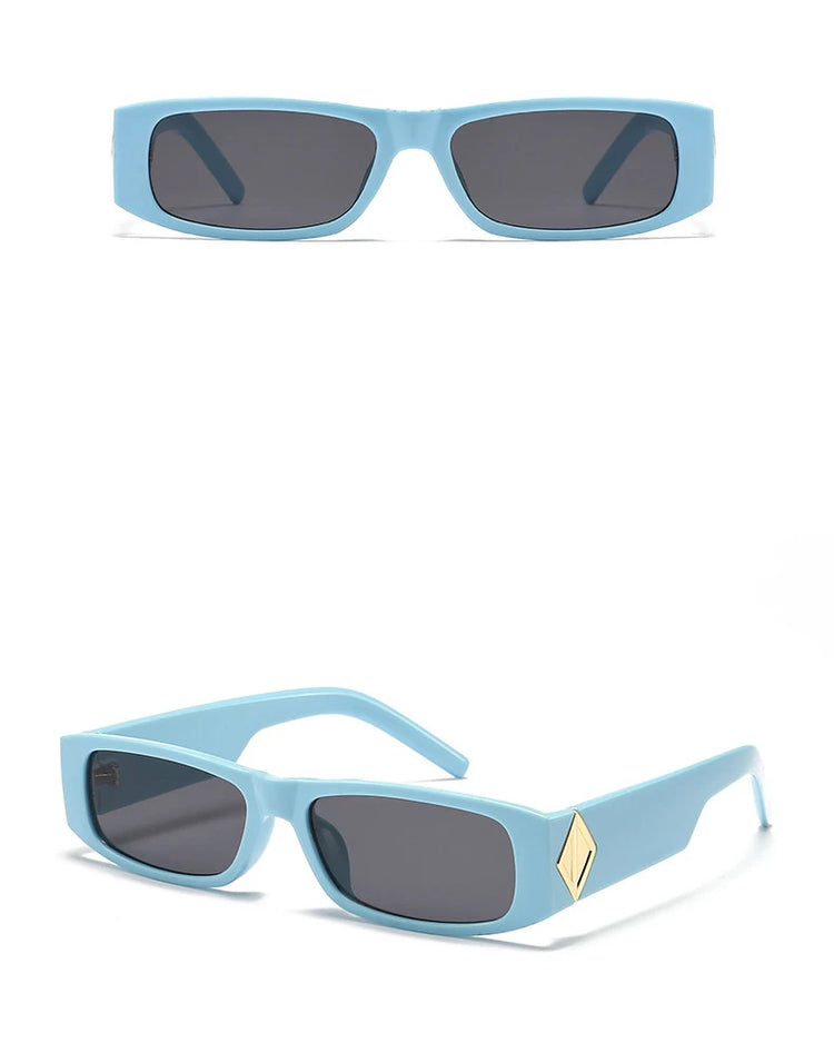 EGYPT UNISEX RETRO RECTANGULAR FRAME UV400 SUNGLASSES