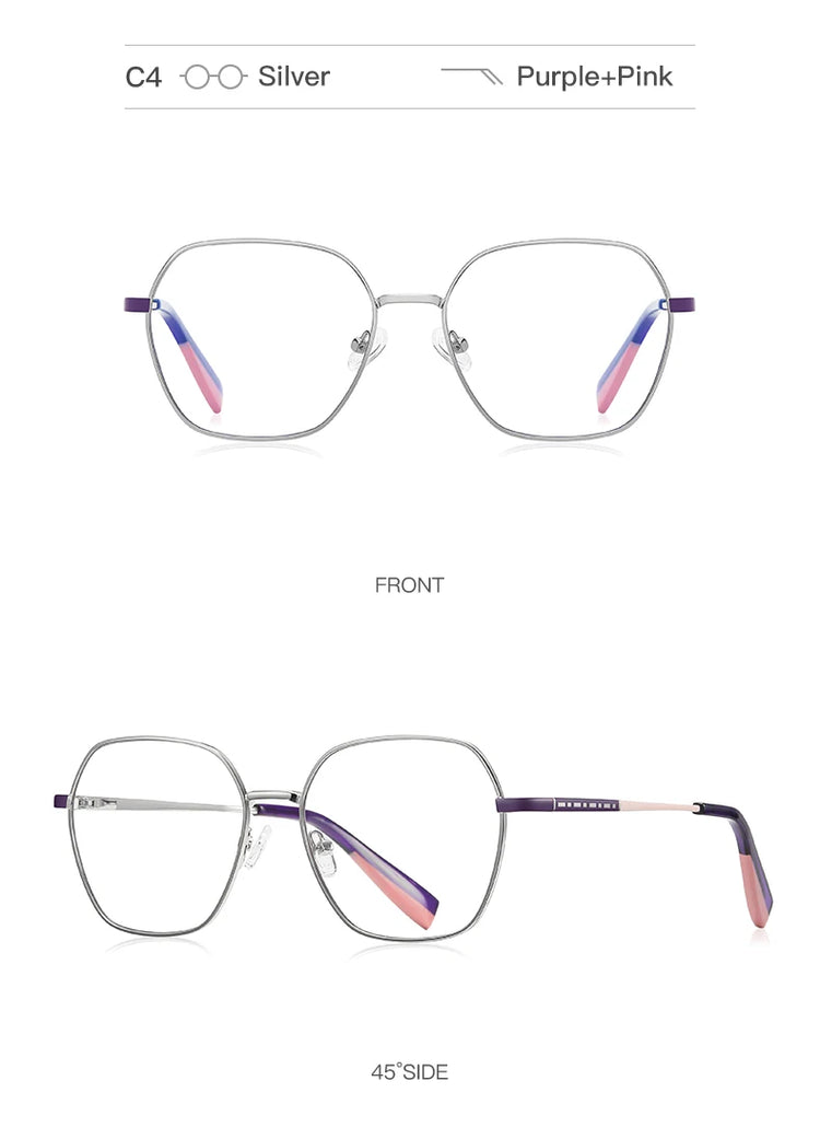 DEON UNISEX POLYGON ANTI BLUE LIGHT GLASSES