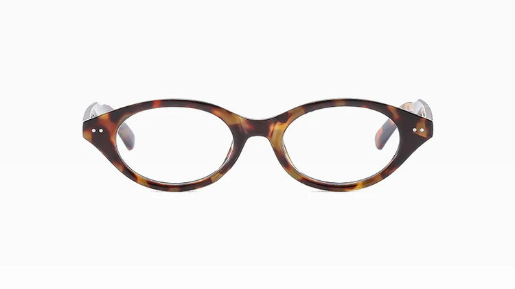 Ember Womens Small Oval Frame Anti-Blue Light Blocking Glasses