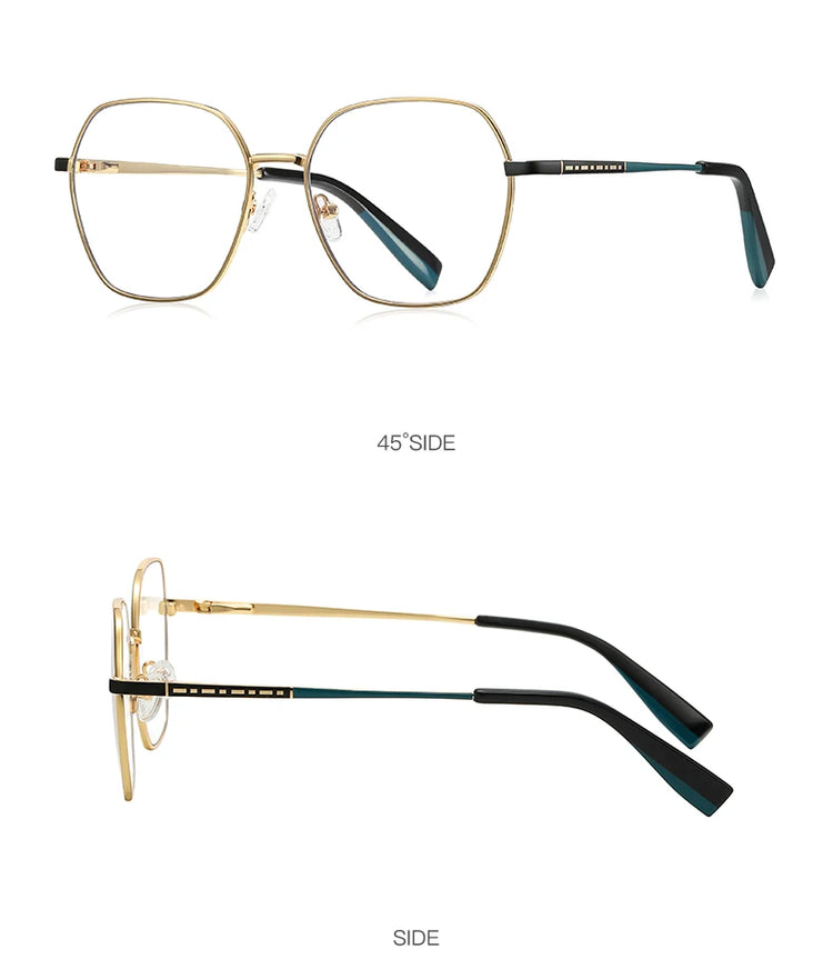 DEON UNISEX POLYGON ANTI BLUE LIGHT GLASSES