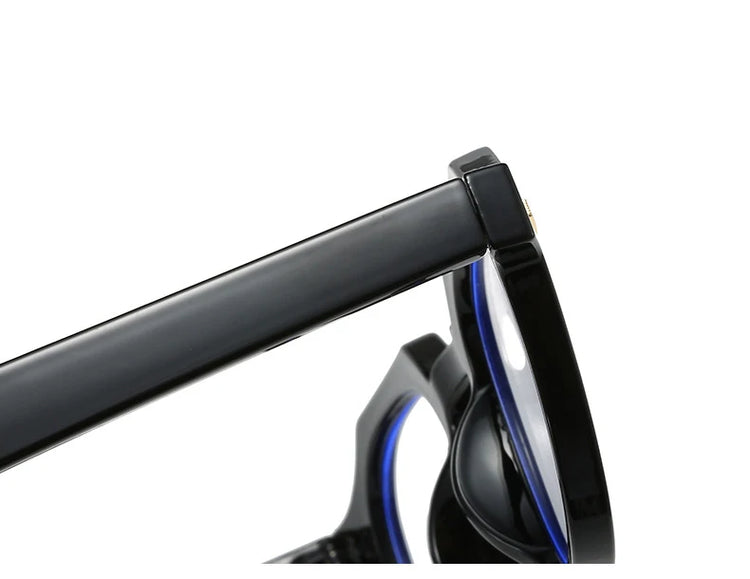 CURTIS UNISEX THICK POLYGON FRAME ANTI-BLUE LIGHT GLASSES