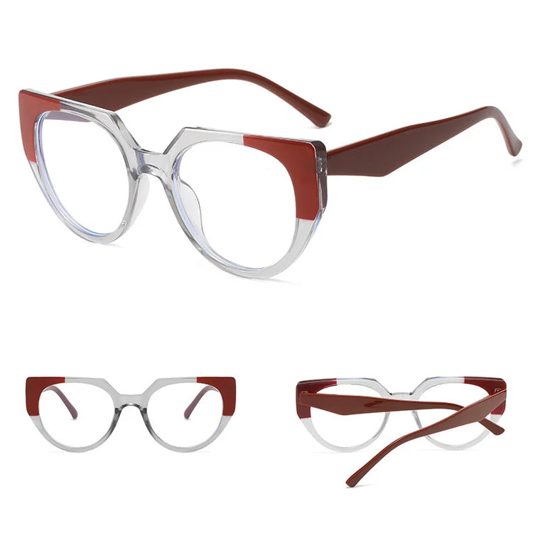 MEGAN WOMEN'S BOLD CAT EYE FRAME ANTI BLUE LIGHT GLASSES
