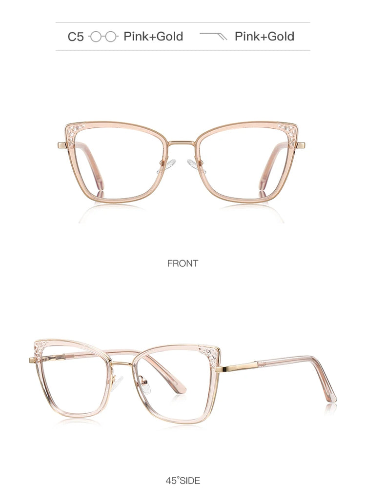 Esme Women's Cat-Eye Anti-Blue Light Glasses