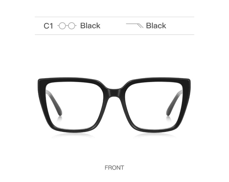 Polaris Womens Square Frame Anti Blue Light Blocking Glasses