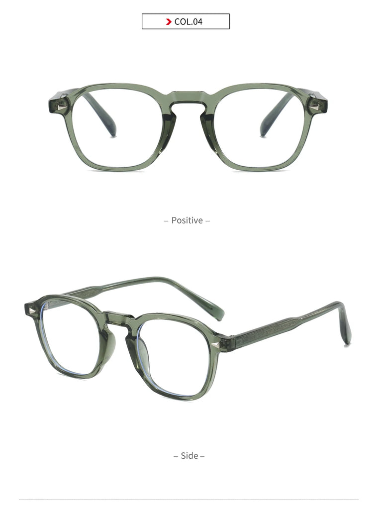 Caden Square Frame Anti-Blue Light Glasses
