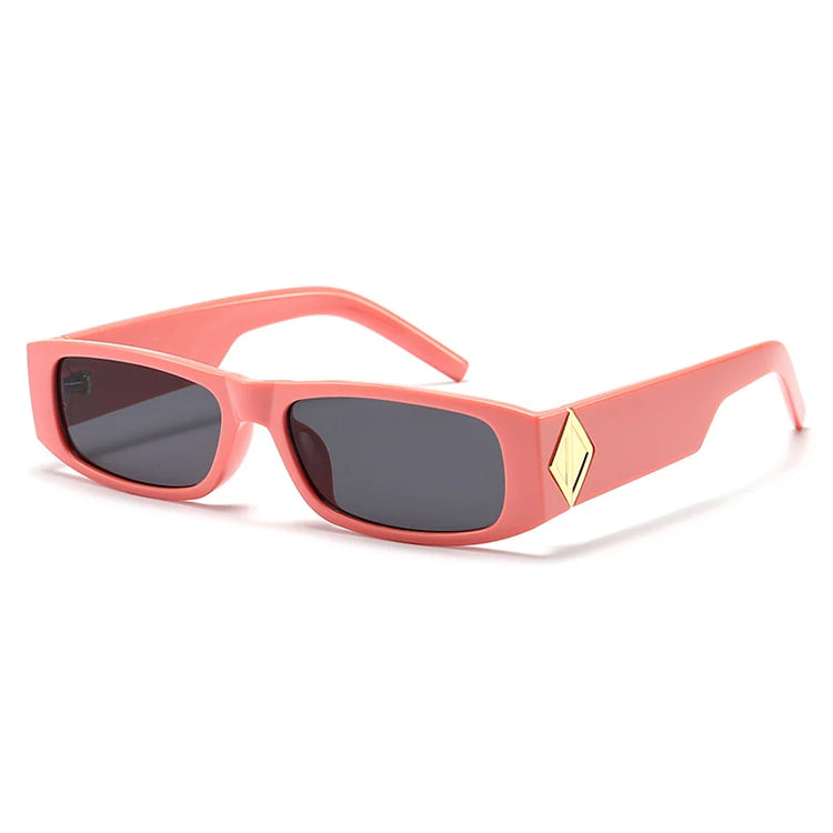EGYPT UNISEX RETRO RECTANGULAR FRAME UV400 SUNGLASSES