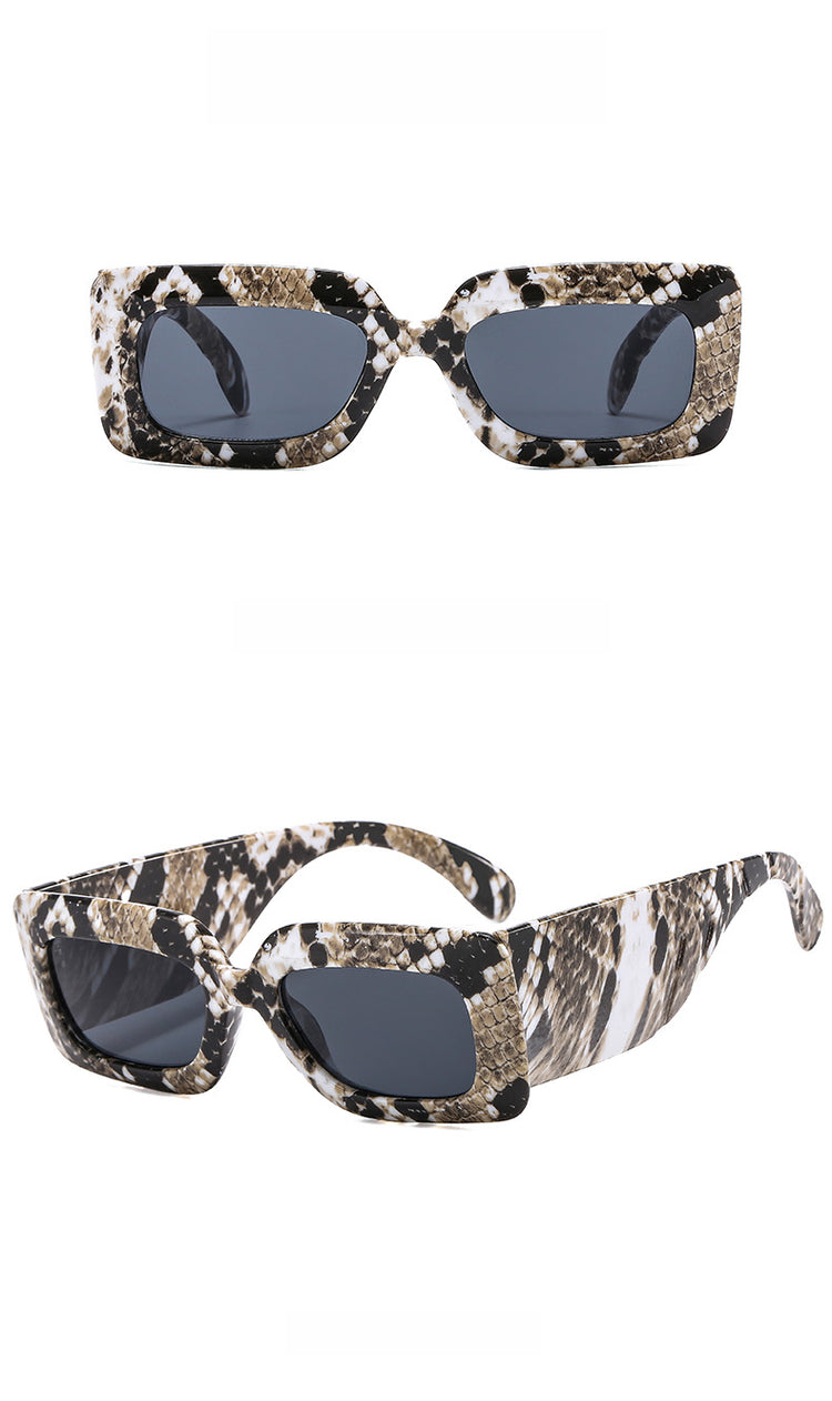 SANSCHA RECTANGULAR FRAME UV 400 UNISEX SUNGLASSES