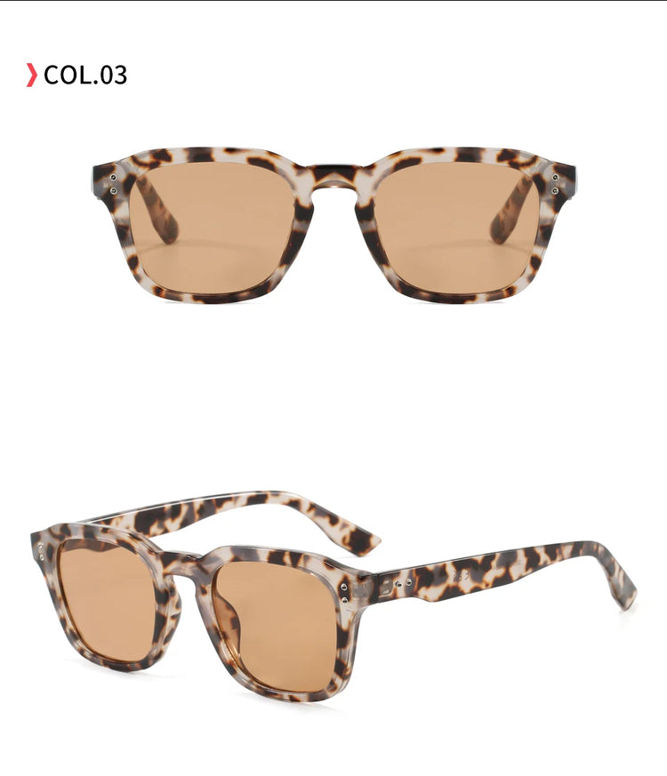 Horizon Retro Square Frame Unisex UV400 Sunglasses