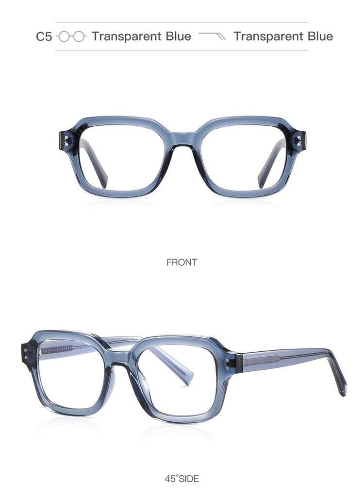 NELSON UNISEX RECTANGLE FRAME ANTI BLUE LIGHT GLASSES