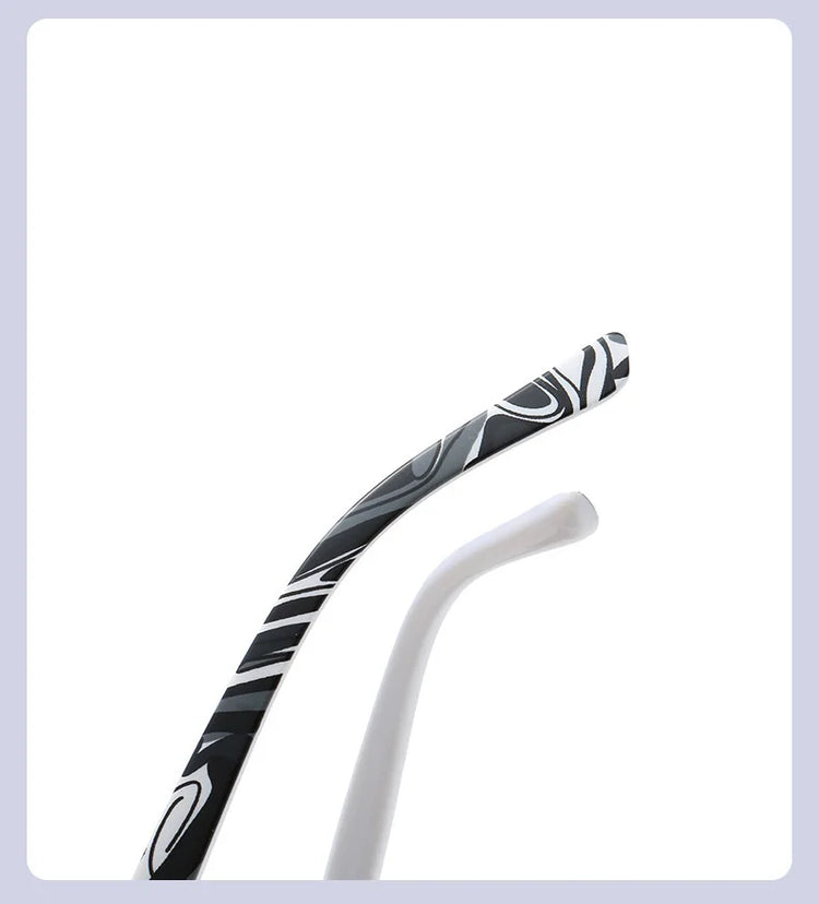Pierre Unisex Rimless Square UV400 Sunglasses