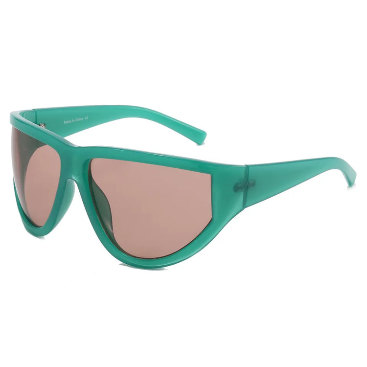 COBY UNISEX UV400 RETRO FLAT TOP CYCLING SUNGLASSES