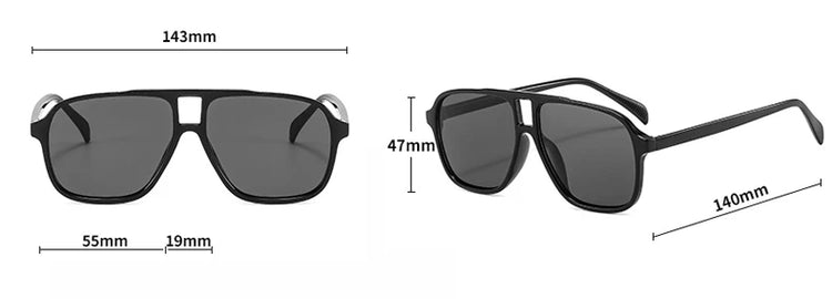 BROOKLYN Unisex Oversized Pilot Anti-Blue Light Optical Glasses