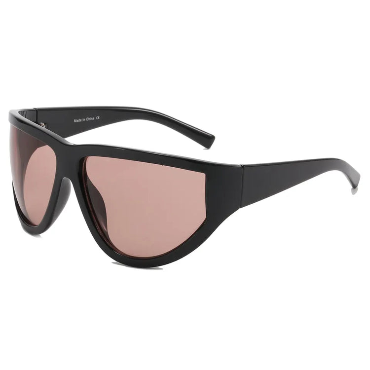 COBY UNISEX UV400 RETRO FLAT TOP CYCLING SUNGLASSES