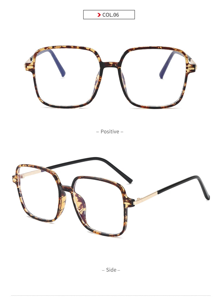 Briar Oversized Square Frame Anti-Blue Light Blocking Glasses