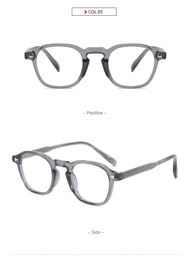 Caden Square Frame Anti-Blue Light Glasses