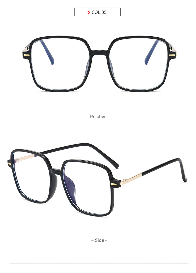 Briar Oversized Square Frame Anti-Blue Light Blocking Glasses