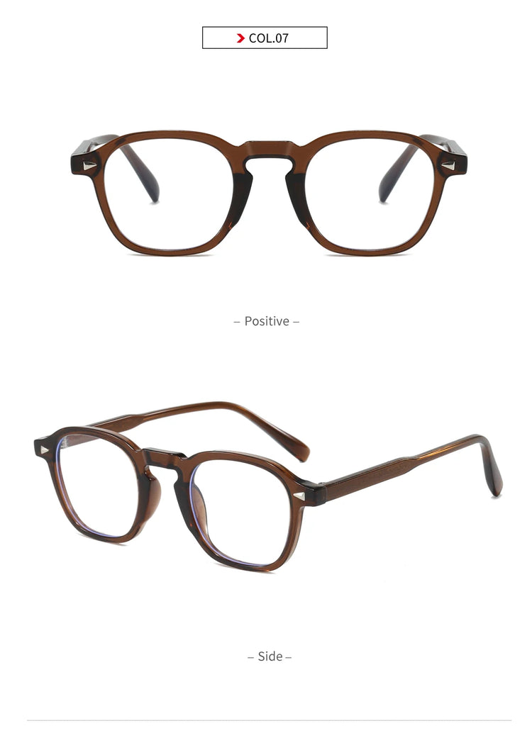 Caden Square Frame Anti-Blue Light Glasses