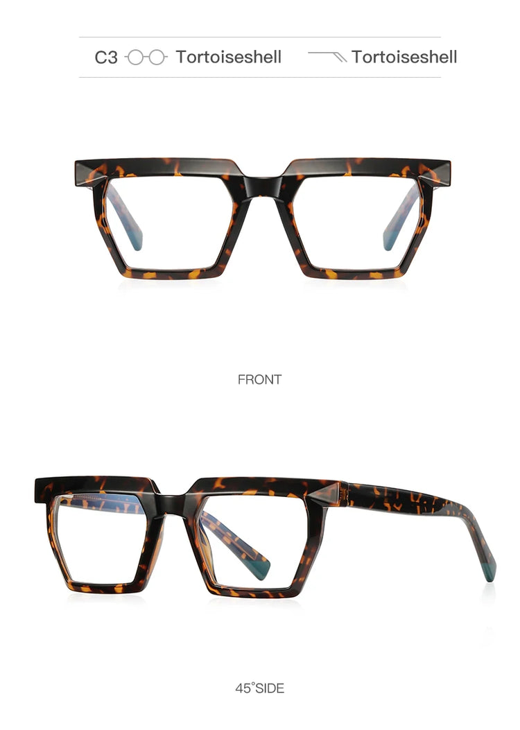 WILLIAM UNISEX TR90 BLOCK FRAME ANTI BLUE LIGHT GLASSES