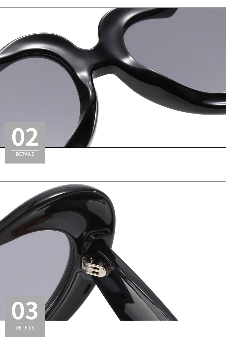 Amias Cat Eye Heart Shape UV400 Unisex Sunglasses