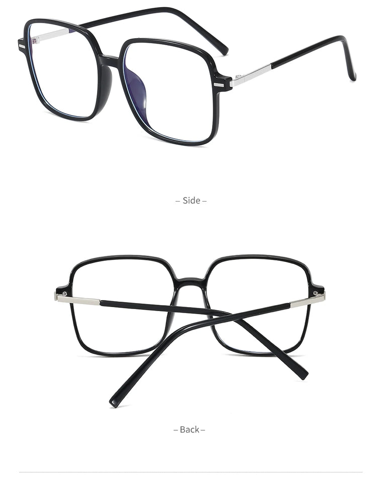Briar Oversized Square Frame Anti-Blue Light Blocking Glasses
