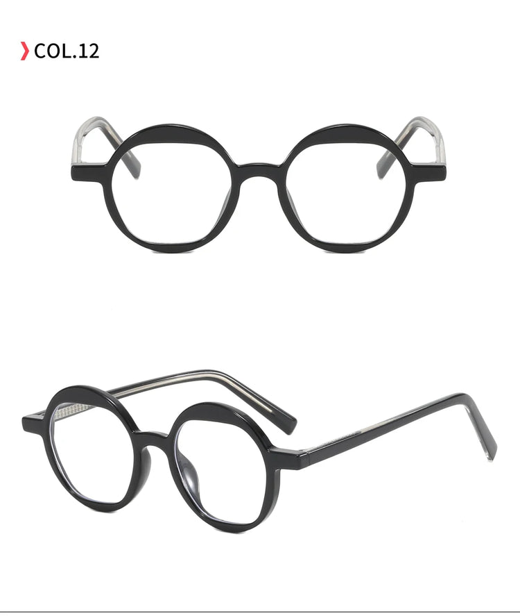 HAMILTON WOMEN'S RETRO ROUND FRAME ANTI BLUE LIGHT BLOCKING GLASSES