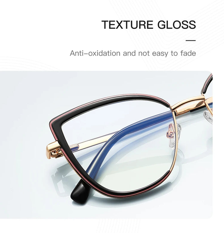 Stella Womens Cat Eye  Anti Blue Light Blocking Glasses