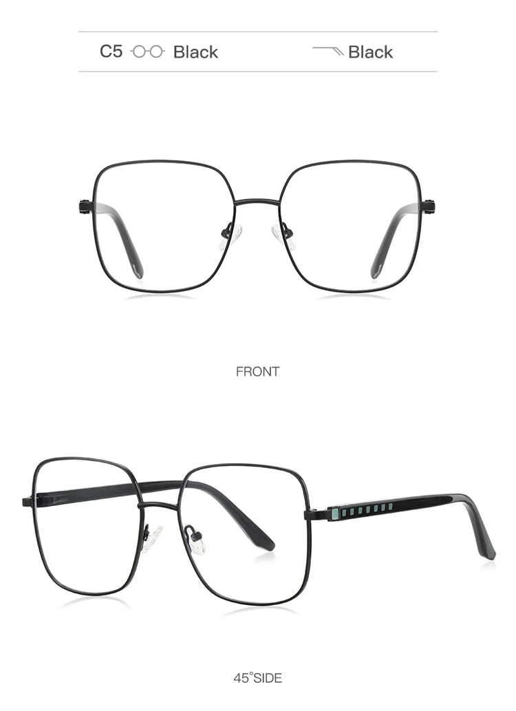 Koa Unisex Square Frame Anti Blue Light Blocking Eyeglasses