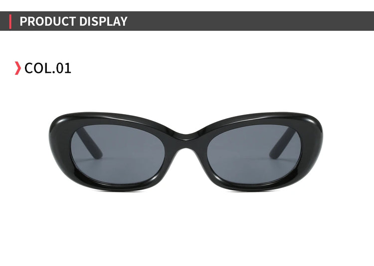 Fable Women's Small Oval Frame UV400 Sunglasses