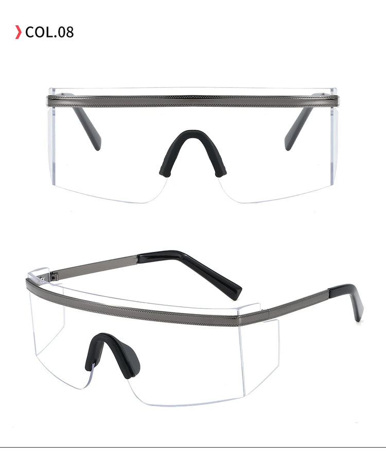 Ignis RImless Unisex Metal Detail UV400 Sunglasses