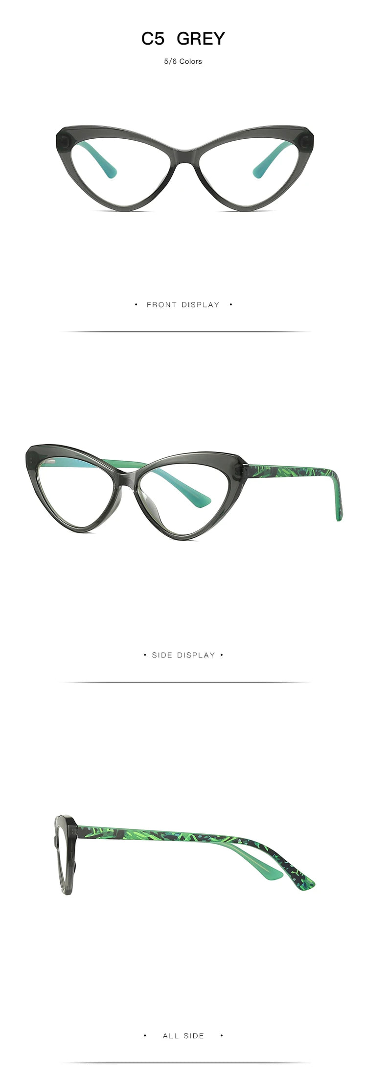 SHERENE WOMENS CAT EYE FRAME ANTI BLUE LIGHT BLOCKING GLASSES