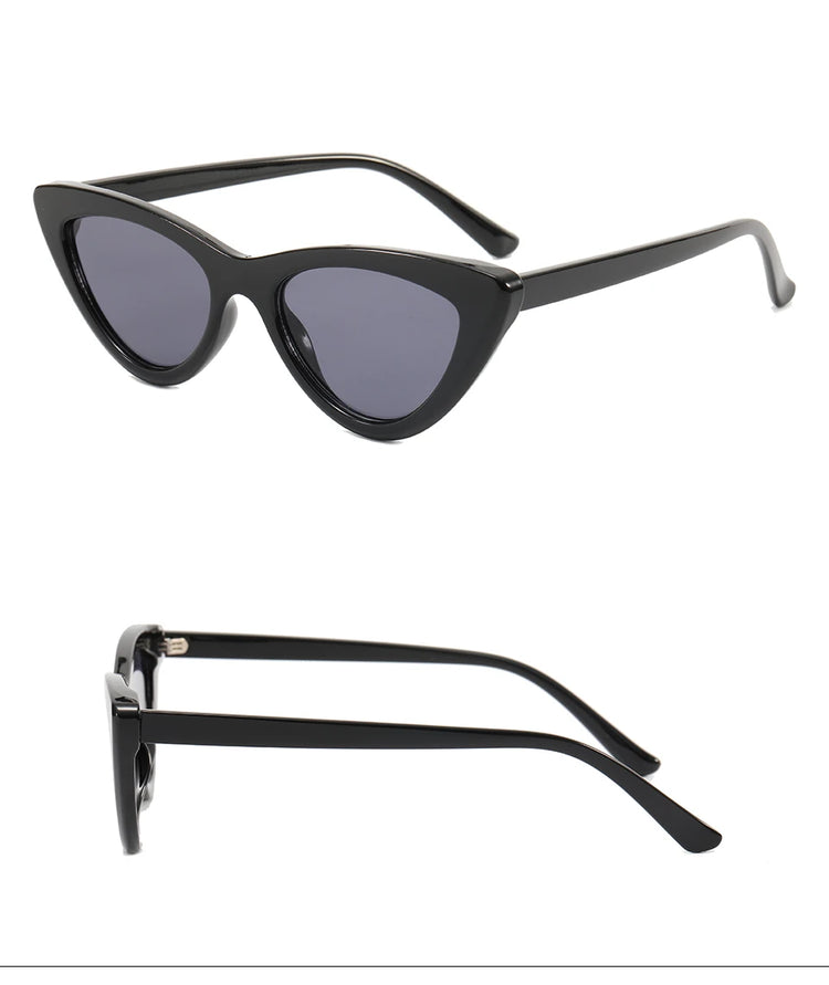 Vera Small Women's Vintage Cat Eye Frame UV400 Sunglasses