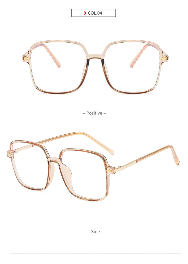Briar Oversized Square Frame Anti-Blue Light Blocking Glasses