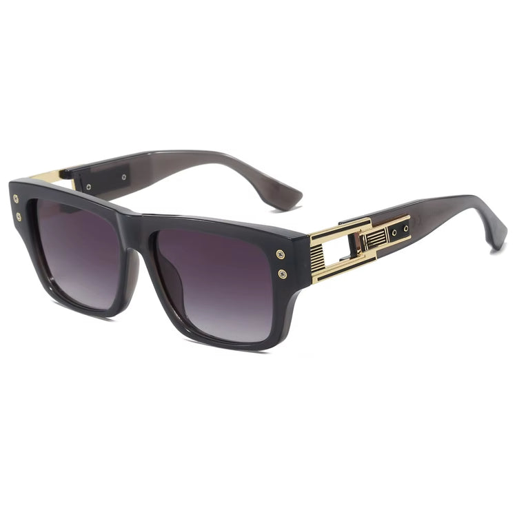 Rio Gradiant Unisex Retro Square Frame Sunglasses
