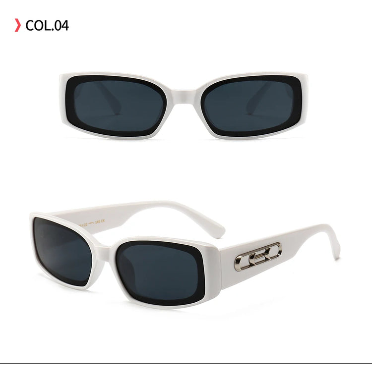 Canyon Unisex UV400 Rectangular Frame Sunglasses