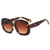 Stevie Oversized Retro Square Frame UV400 Sunglasses