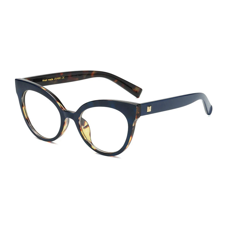 PEARL WOMEN'S FASHION OPTICAL CAT EYE FRAME GLASSES