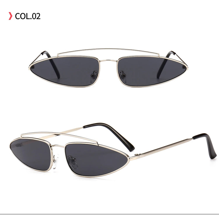 Verve Womens UV400 Metal Frame cat Eye Sunglasses