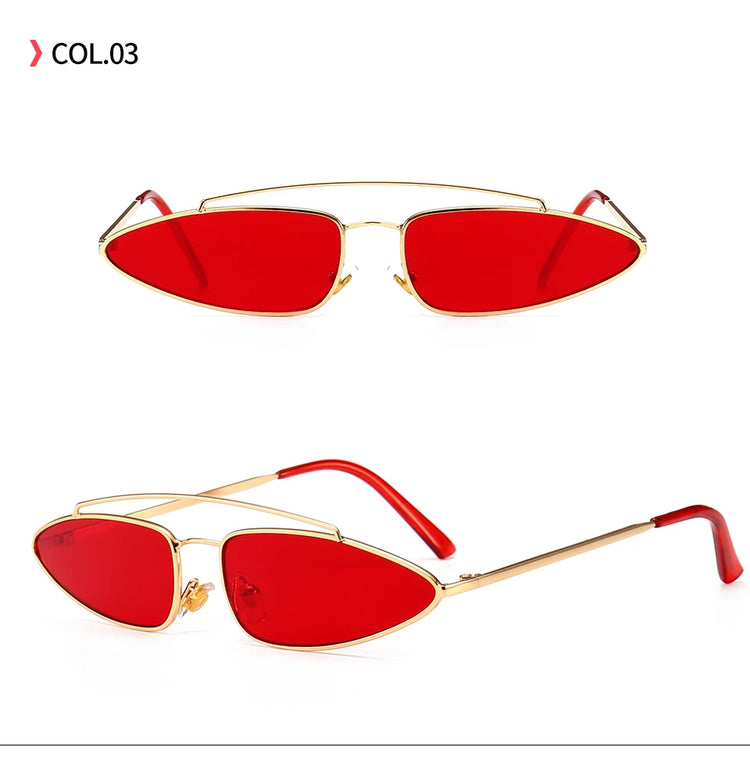 Verve Womens UV400 Metal Frame cat Eye Sunglasses