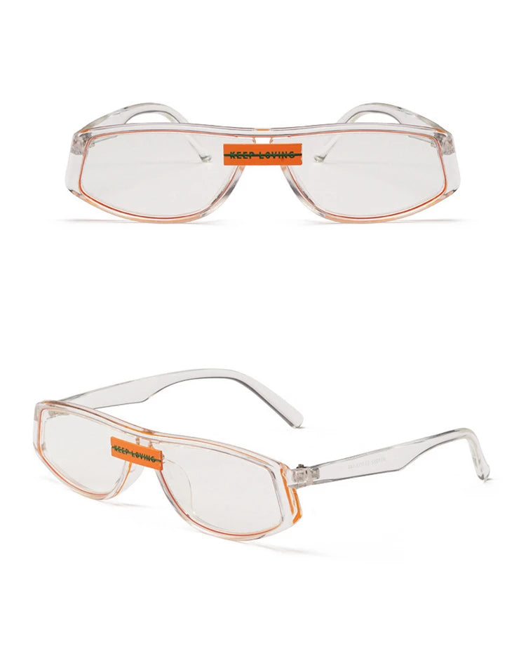 Roxie Small Rectangular Frame Unisex UV400 Sunglasses