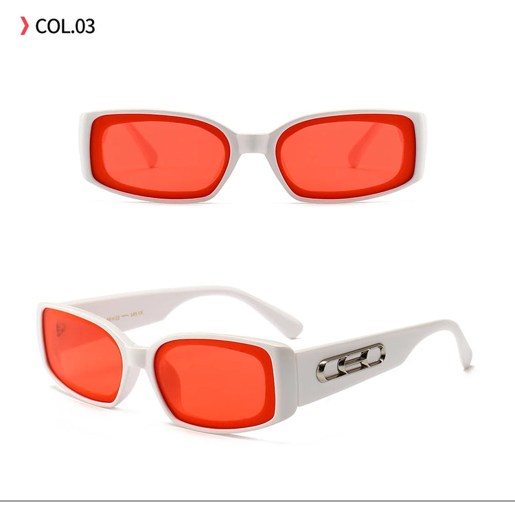 Canyon Unisex UV400 Rectangular Frame Sunglasses