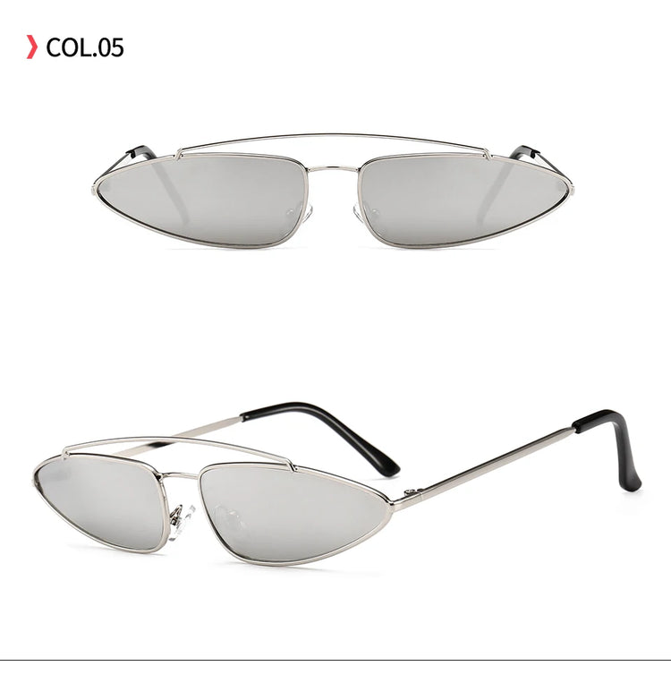 Verve Womens UV400 Metal Frame cat Eye Sunglasses
