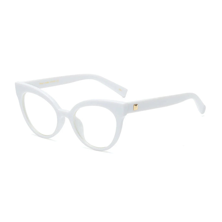 PEARL WOMEN'S FASHION OPTICAL CAT EYE FRAME GLASSES