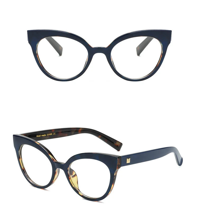 PEARL WOMEN'S FASHION OPTICAL CAT EYE FRAME GLASSES