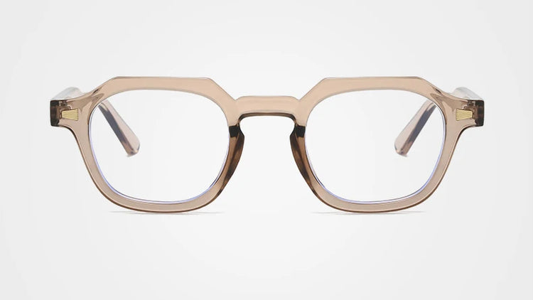 CURTIS UNISEX THICK POLYGON FRAME ANTI-BLUE LIGHT GLASSES