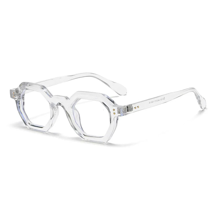 ISRAEL UNISEX RETRO HEXAGONAL FRAME POLARIZED SUNGLASSES
